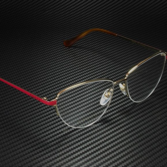 Gucci Red Gold 55mm Eyeglasses - Picture 2 of 3